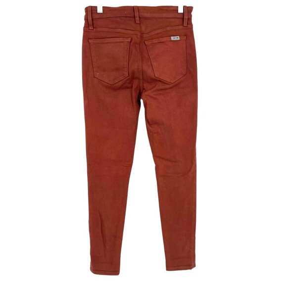 Joe's Jeans Saddleback High Rise Skinny Ankle Jeans Waxed Size 27 - Picture 8 of 13